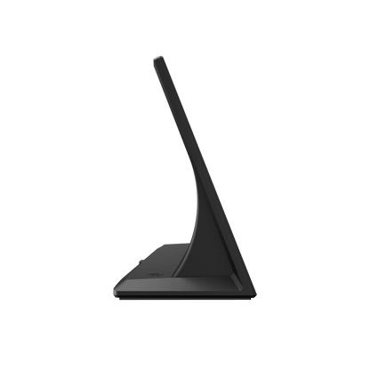 Desktop signage touch a L 15,6″ Full HD ZIPPODIGITAL: profilo laterale sinistro