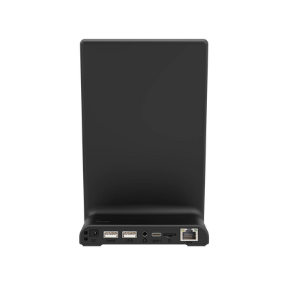 Desktop signage touch a L 8″ verticale ZIPPODIGITAL: retro e collegamenti