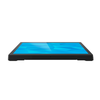 Desktop signage touch inclinato 10,1″ ZIPPODIGITAL: vista frontale inclinata