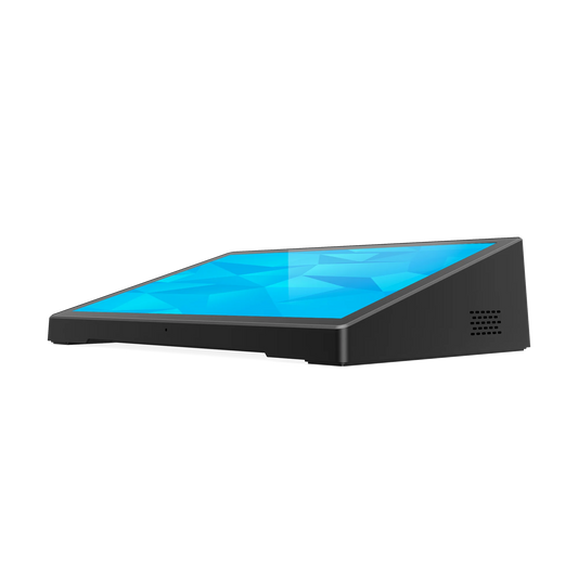 Desktop signage touch inclinato 10,1″ ZIPPODIGITAL: vista prospettica