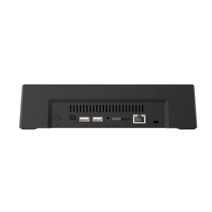 Desktop signage touch inclinato 10,1″ ZIPPODIGITAL: retro e collegamenti