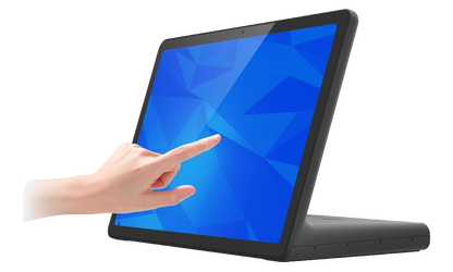 Desktop signage touch a L 10,95″ orizzontale ZIPPODIGITAL: esempio d’uso ELC, comandi touch