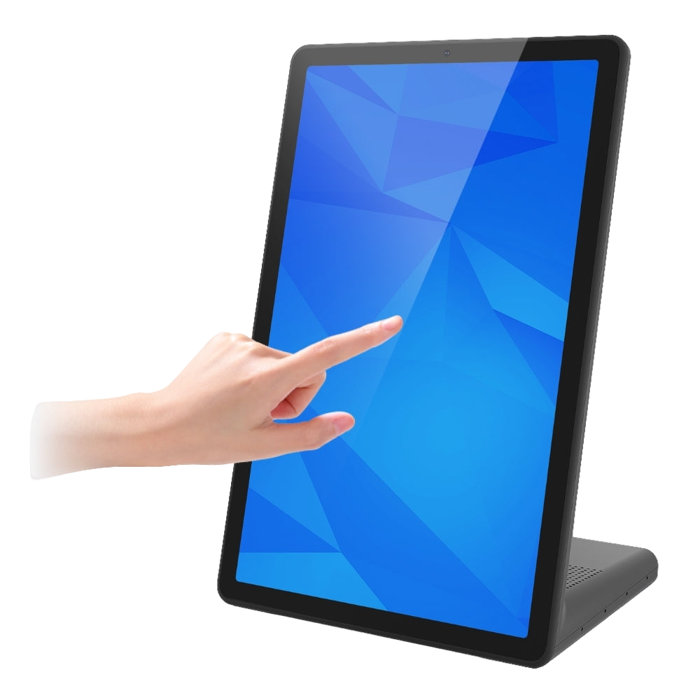 Desktop signage touch a L 10,95″ verticale ZIPPODIGITAL: esempio d’uso ELC, consultazione in verticale
