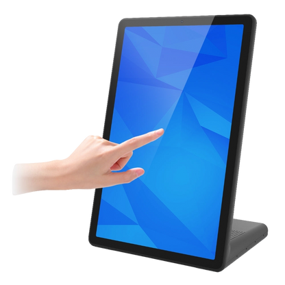 Desktop signage touch a L 10,95″ verticale ZIPPODIGITAL: esempio d’uso ELC, consultazione in verticale