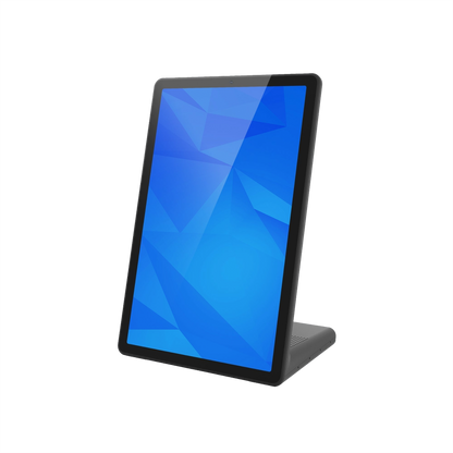 Desktop signage touch a L 10,95″ verticale ZIPPODIGITAL: vista prospettica
