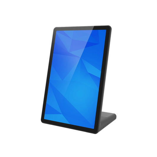 Desktop signage touch a L 10,95″ verticale ZIPPODIGITAL: vista prospettica