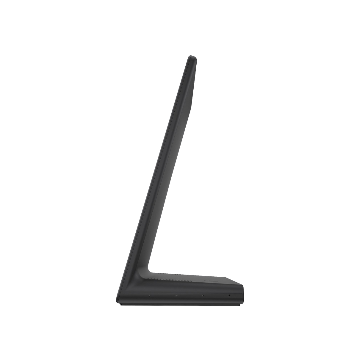 Desktop signage touch a L 10,95″ verticale ZIPPODIGITAL: vista posteriore sinistra