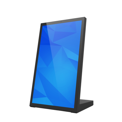 Desktop signage touch a L 15,6″ Full HD Android 15 ZIPPODIGITAL: vista prospettica
