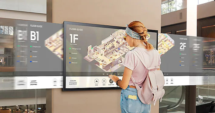 Monitor da Interno TOUCHSCREEN QMB-T: ambientazione di utilizzo