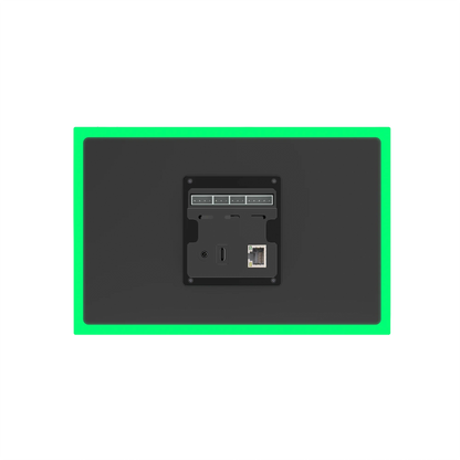 ZIPPODIGITAL pannello domotico touch 10,1″: retro connessioni, pannello domotico touch da parete con luce RGB