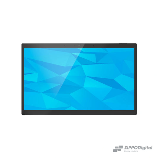 ZIPPODIGITAL pannello domotico touch 15,6″: frontale, pannello domotico touch da parete con luce RGB