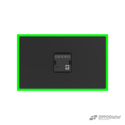 ZIPPODIGITAL pannello domotico touch 15,6″: retro connessioni, pannello domotico touch da parete con luce RGB