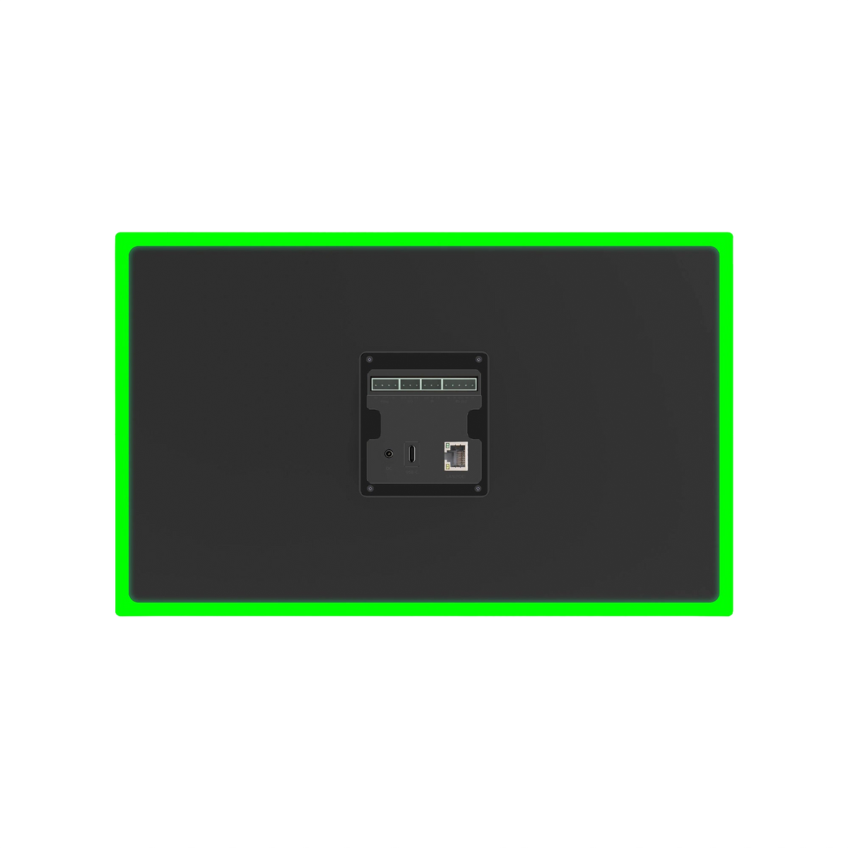 ZIPPODIGITAL pannello domotico touch 15,6″: retro connessioni, pannello domotico touch da parete con luce RGB