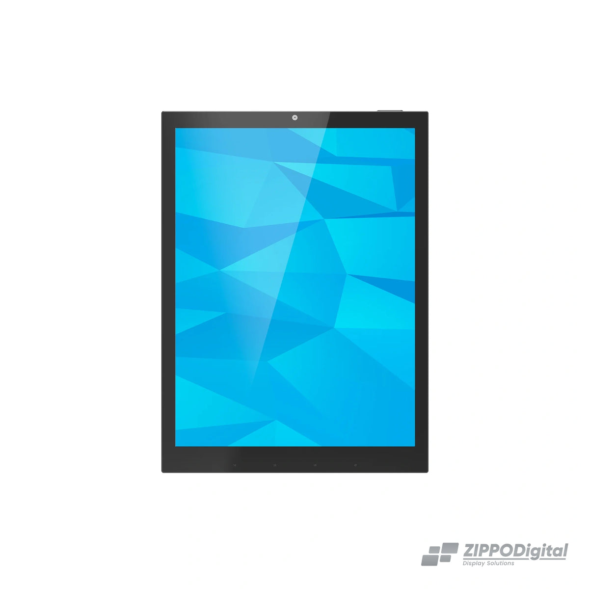 ZIPPODIGITAL pannello domotico touch 9,7″: frontale, pannello domotico touch da parete con luce RGB