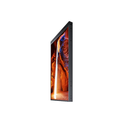 Monitor da Vetrina Bifacciale 55”OMN-DS: vista di profilo