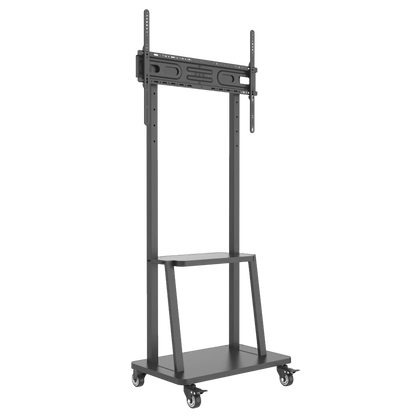 Supporto a Pavimento con Mensola per TV LCD/LED/Plasma 32-70": carrello con mensola