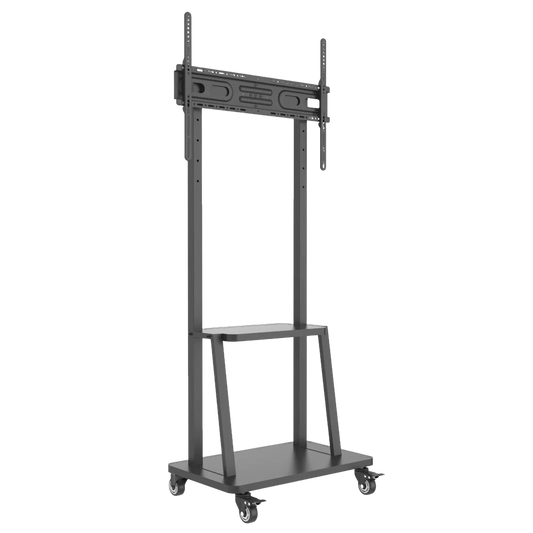 Supporto a Pavimento con Mensola per TV LCD/LED/Plasma 32-70": carrello con mensola
