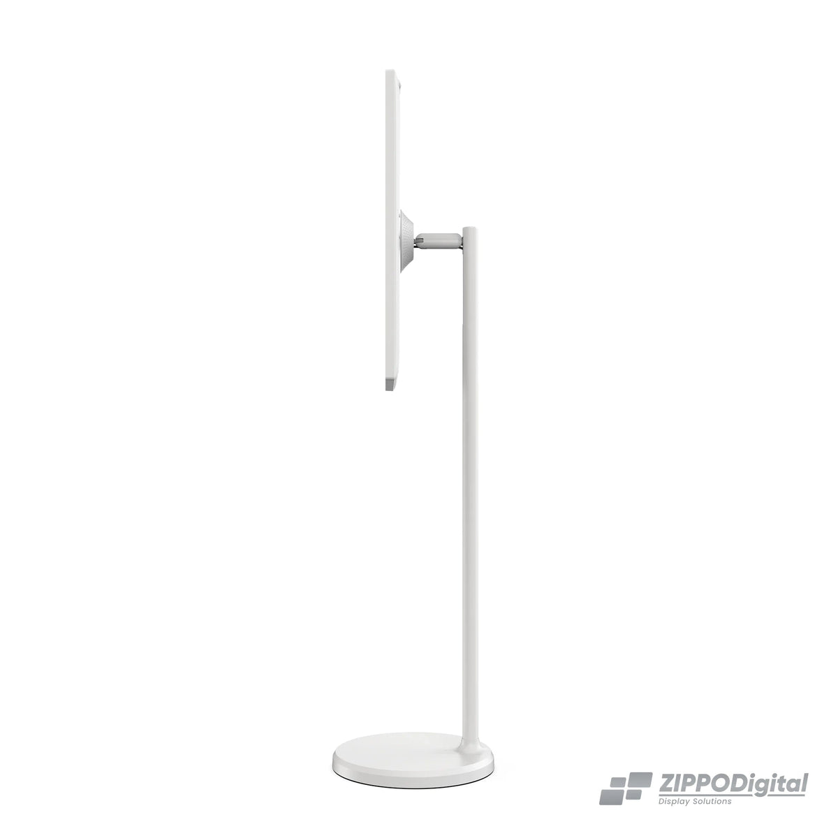 ZIPPODIGITAL TV touch su ruote 21,5″, profilo laterale destro, schermo touch portatile su ruote