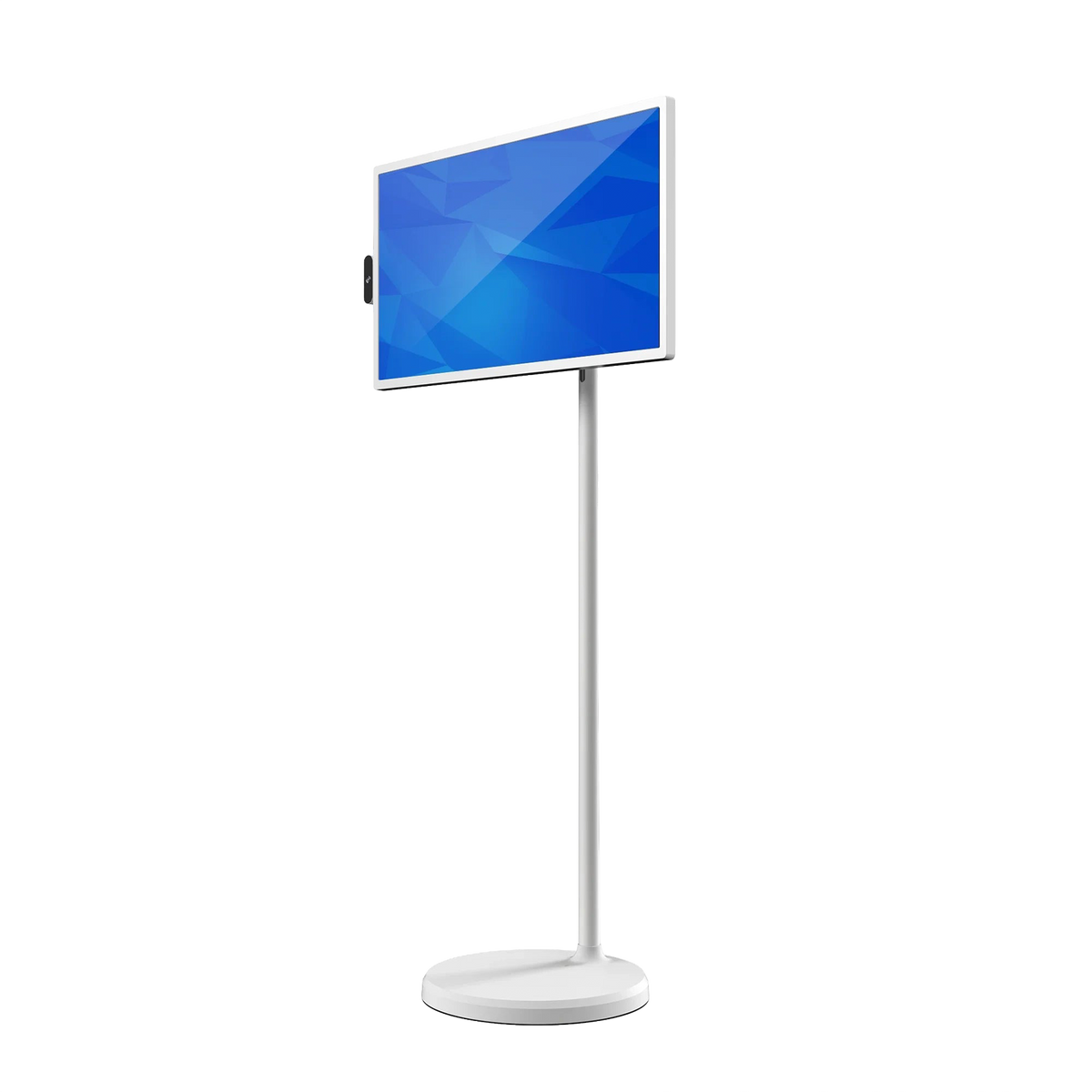ZIPPODIGITAL TV touch su ruote 21,5″, tre quarti destra, schermo touch portatile su ruote
