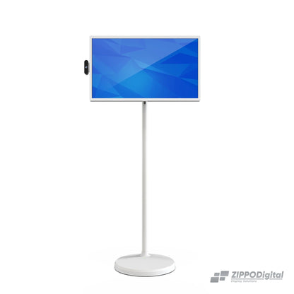 ZIPPODIGITAL TV touch su ruote 24: frontale, schermo touch portatile su ruote