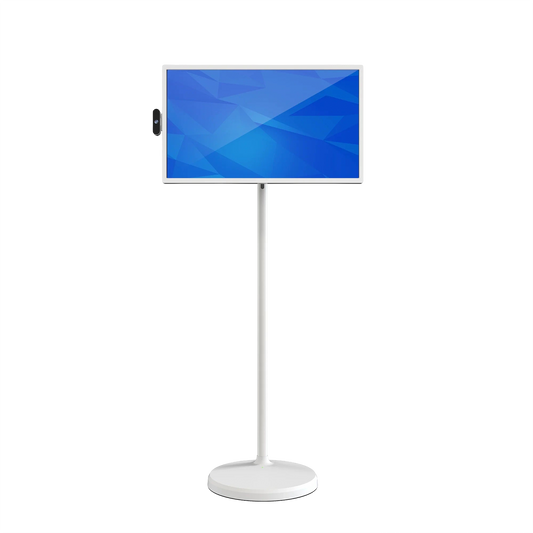 ZIPPODIGITAL TV touch su ruote 24″: frontale, schermo touch portatile su ruote