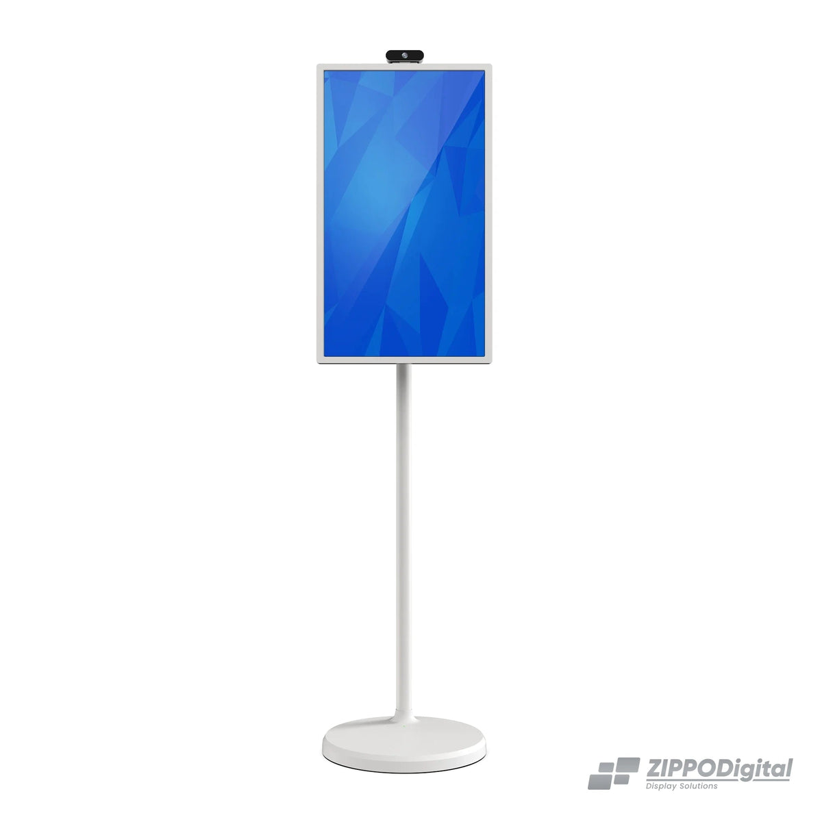 ZIPPODIGITAL TV touch su ruote 24: frontale verticale, schermo touch portatile su ruote