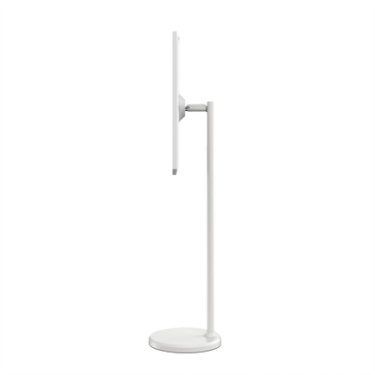 ZIPPODIGITAL TV touch su ruote 24″: profilo laterale destro, schermo touch portatile su ruote
