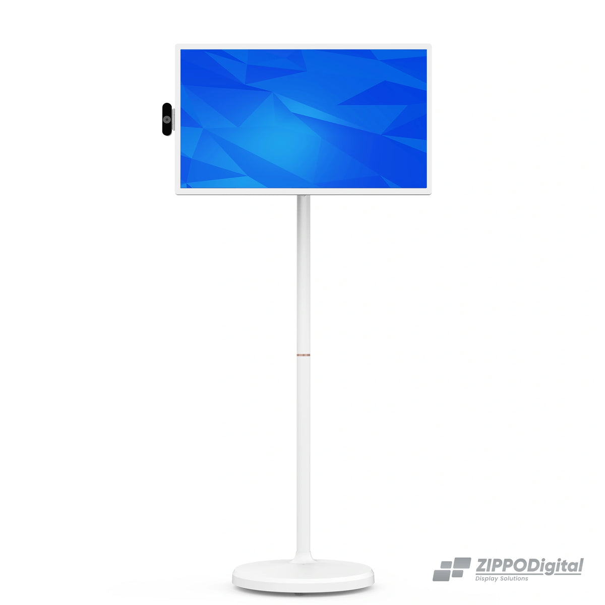 ZIPPODIGITAL TV touch su ruote 32 4k: frontale orizzontale, schermo touch portatile su ruote