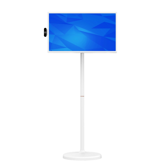 ZIPPODIGITAL TV touch su ruote 32″ 4K: frontale orizzontale, schermo touch portatile su ruote