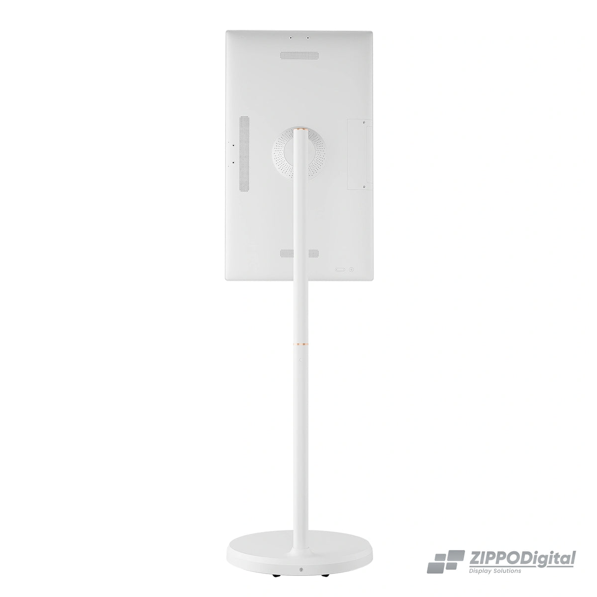 ZIPPODIGITAL TV touch su ruote 32 4k: posteriore verticale, schermo touch portatile su ruote