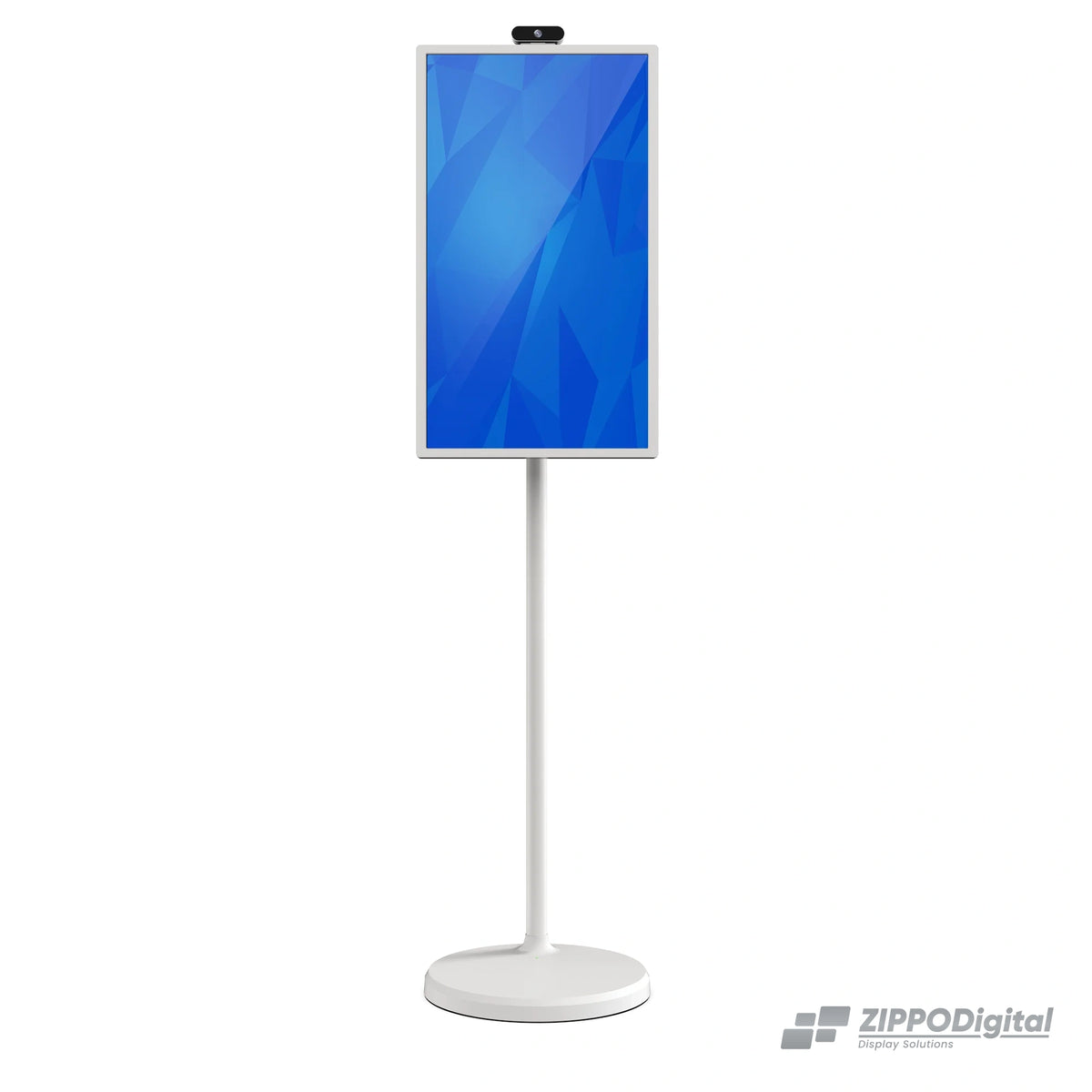 ZIPPODIGITAL TV touch su ruote 32 full hd: frontale verticale, schermo touch portatile su ruote