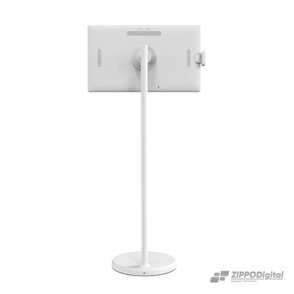 ZIPPODIGITAL TV touch su ruote 32 full hd: posteriore orizzontale, schermo touch portatile su ruote