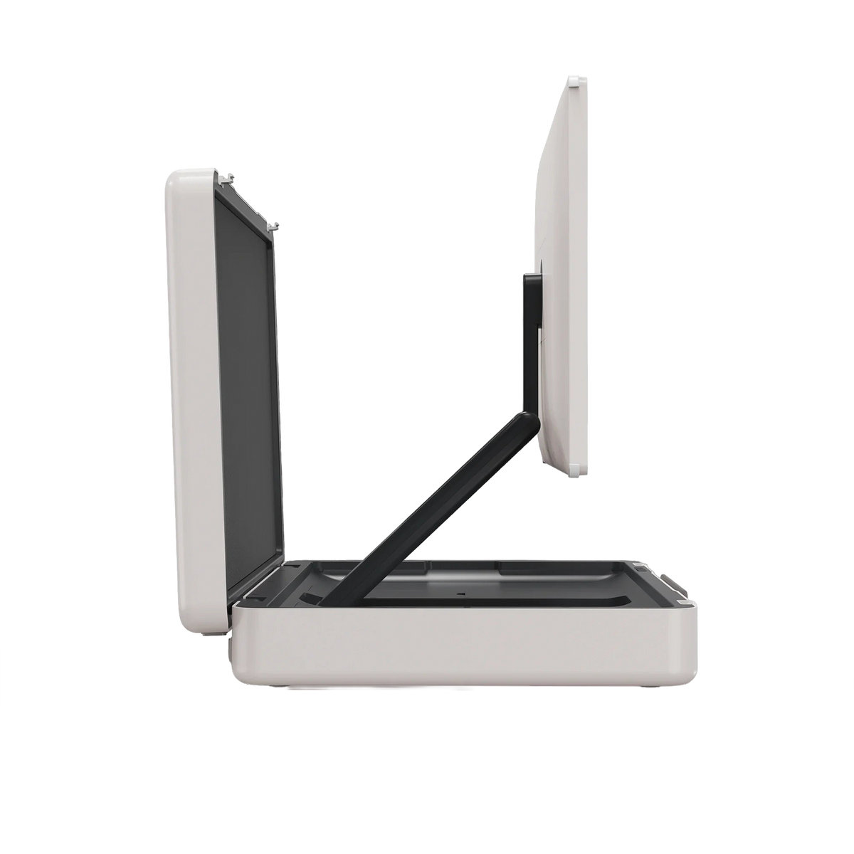 ZIPPODIGITAL TV touch a valigetta 27″: schermo touch portatile a valigetta, profilo sinistro